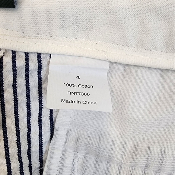 J.Crew  Factory City Fit Stripe flare leg pants Size 4 - Picture 8 of 11